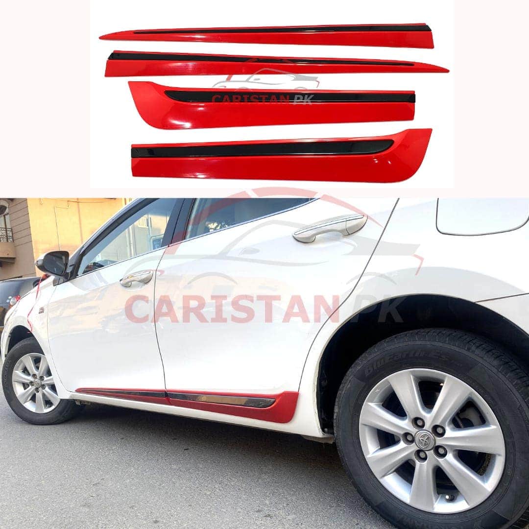 Toyota Corolla Door Moulding With Red Body Plastic 2014-23