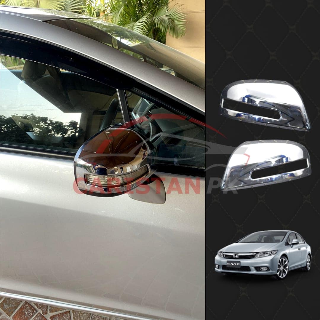 Honda Civic Rebirth Chrome Side Mirror Covers