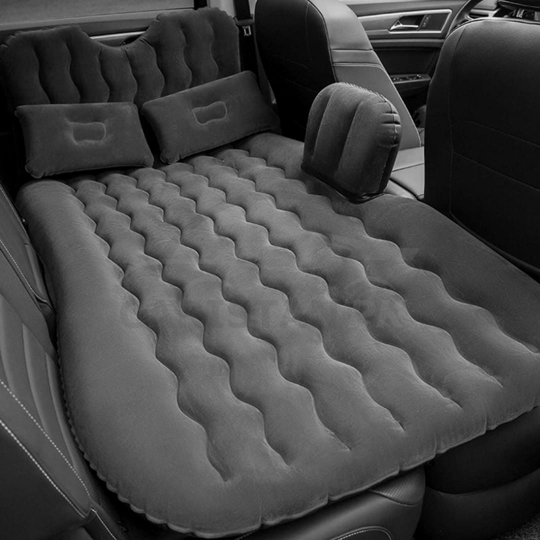 Car Back Seat Inflatable Air Mattress Bed Premium Quality Black 1