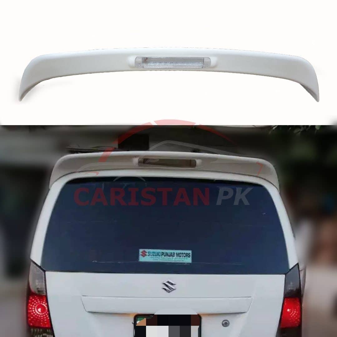 Unpainted Suzuki Wagon R Roof Spoiler With LED Light