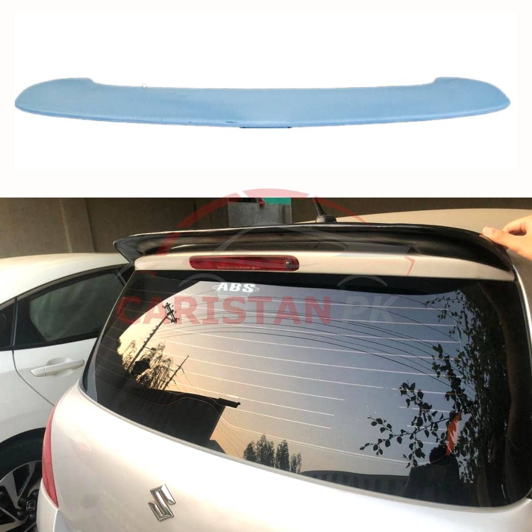 Unpainted Suzuki Swift ABS Plastic Roof Spoiler Custom Fit 2007-21 Model