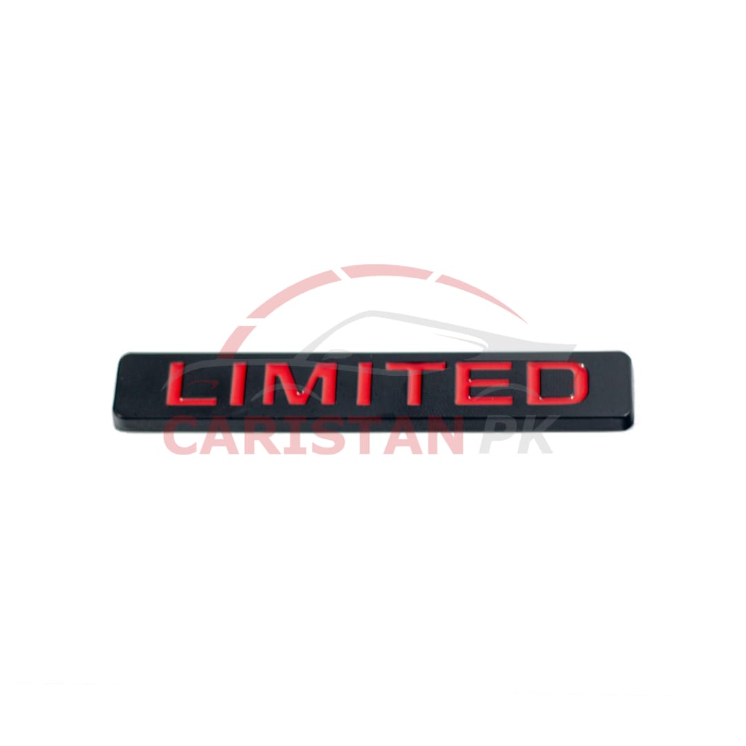 Limited Emblem Black And Red