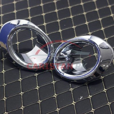 Honda Civic Round Chrome Foglamp Ring 2016-21