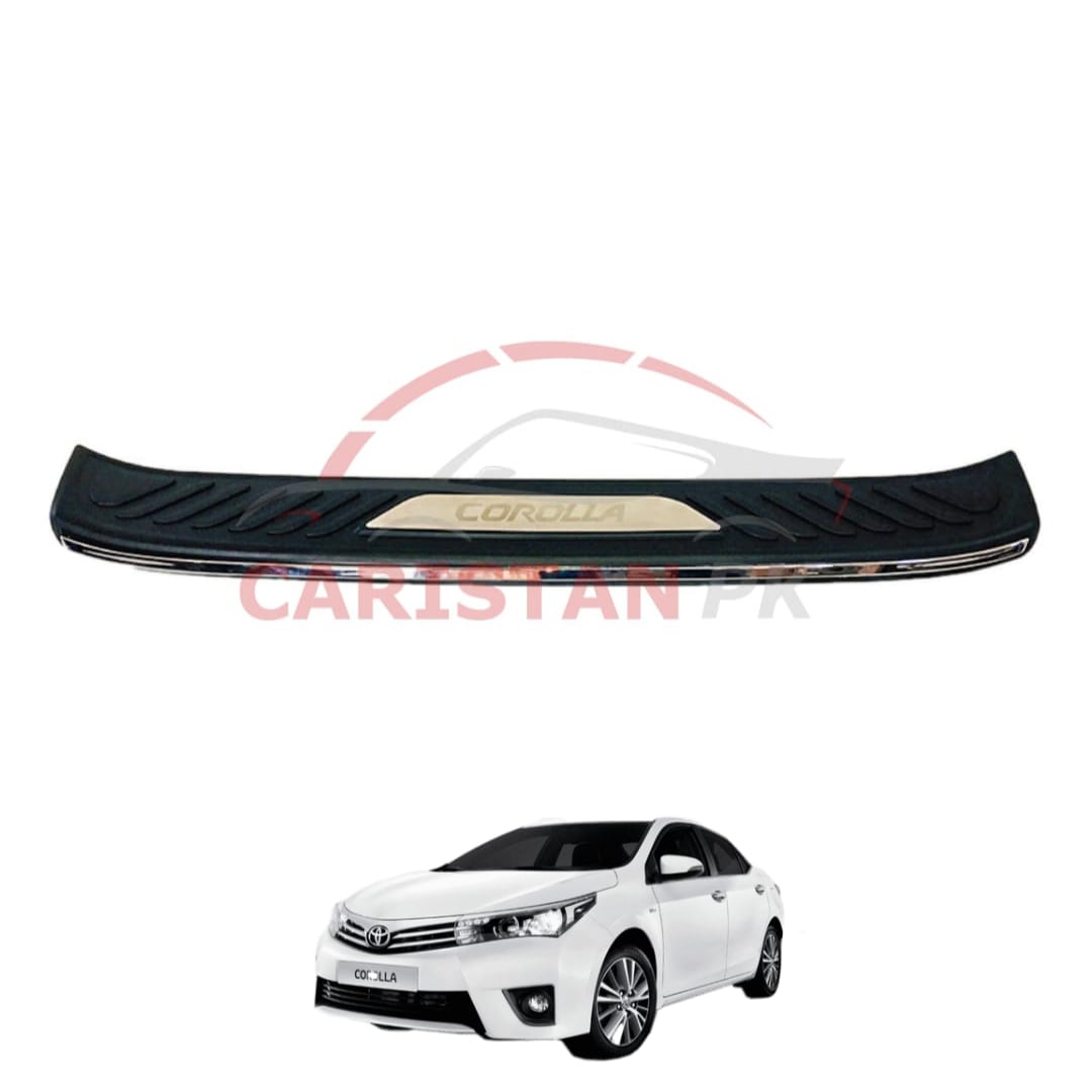 Toyota Corolla Rear Bumper Protector Design A 2014-16 Model