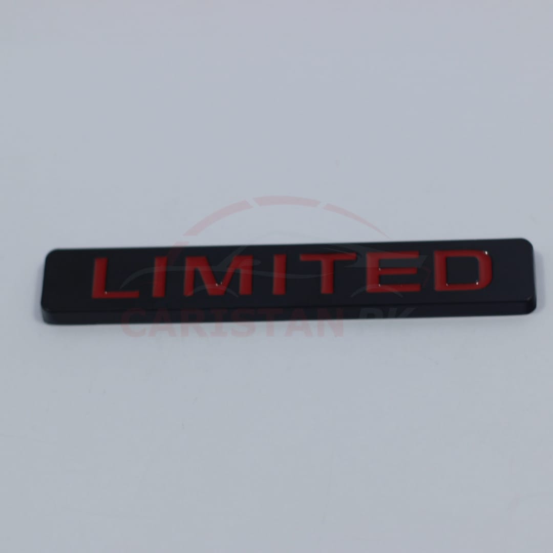 Limited Emblem Black And Red