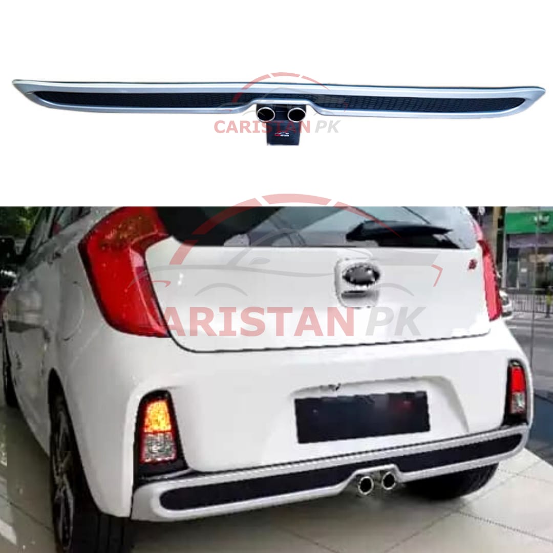 KIA Picanto Rear Bumper Diffuser Sports Style