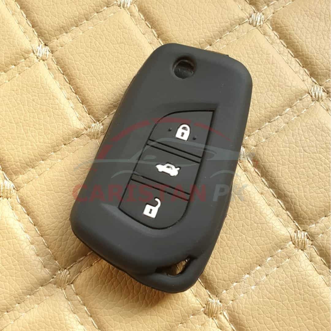 Toyota Corolla Silicone PVC Key Cover Jack Knife Key 2014-22