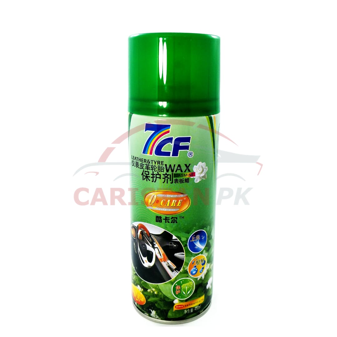 7CF Dashboard Leather And Tyre Wax Jasmine 450ML