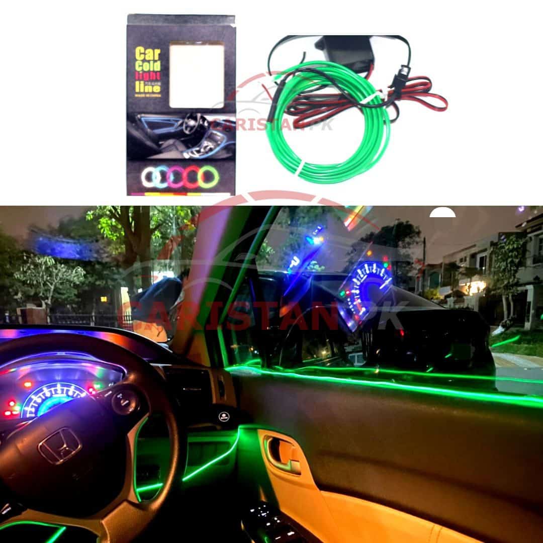 Flexible EL Glow Wire Interior Light Decoration Green