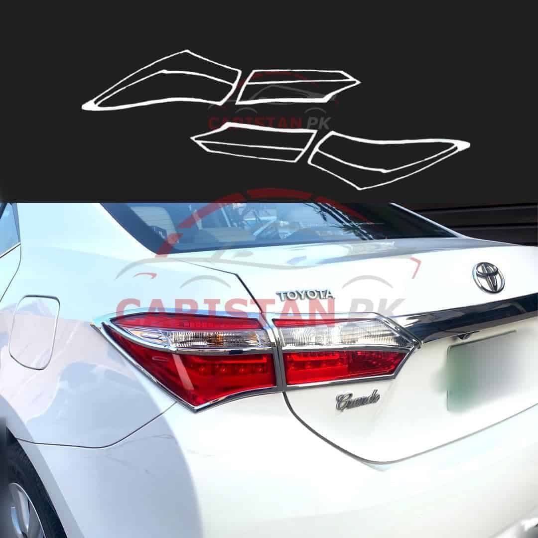 Toyota Corolla Back Light Chrome Cover 2014-16