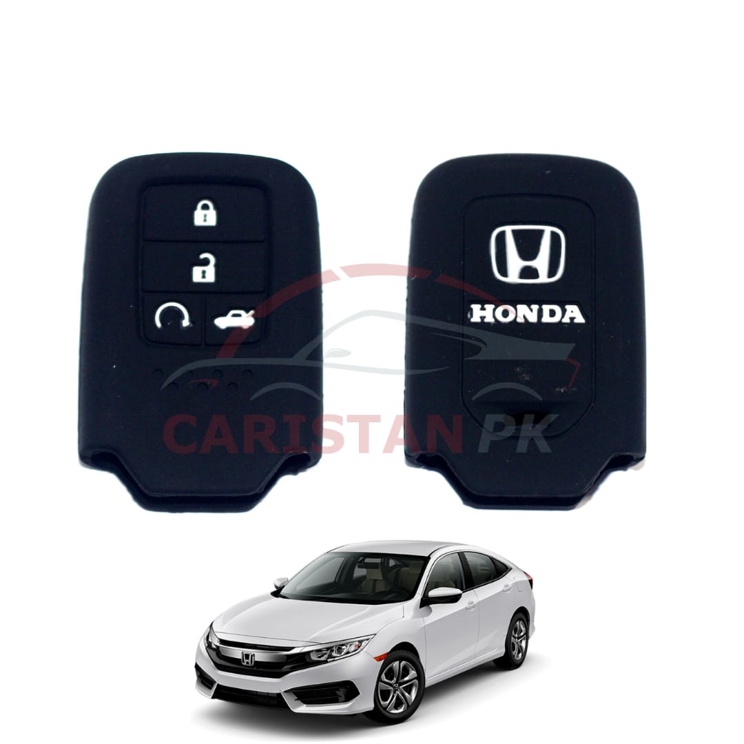 Honda Civic Silicone PVC Key Cover 4 Button 2016-21