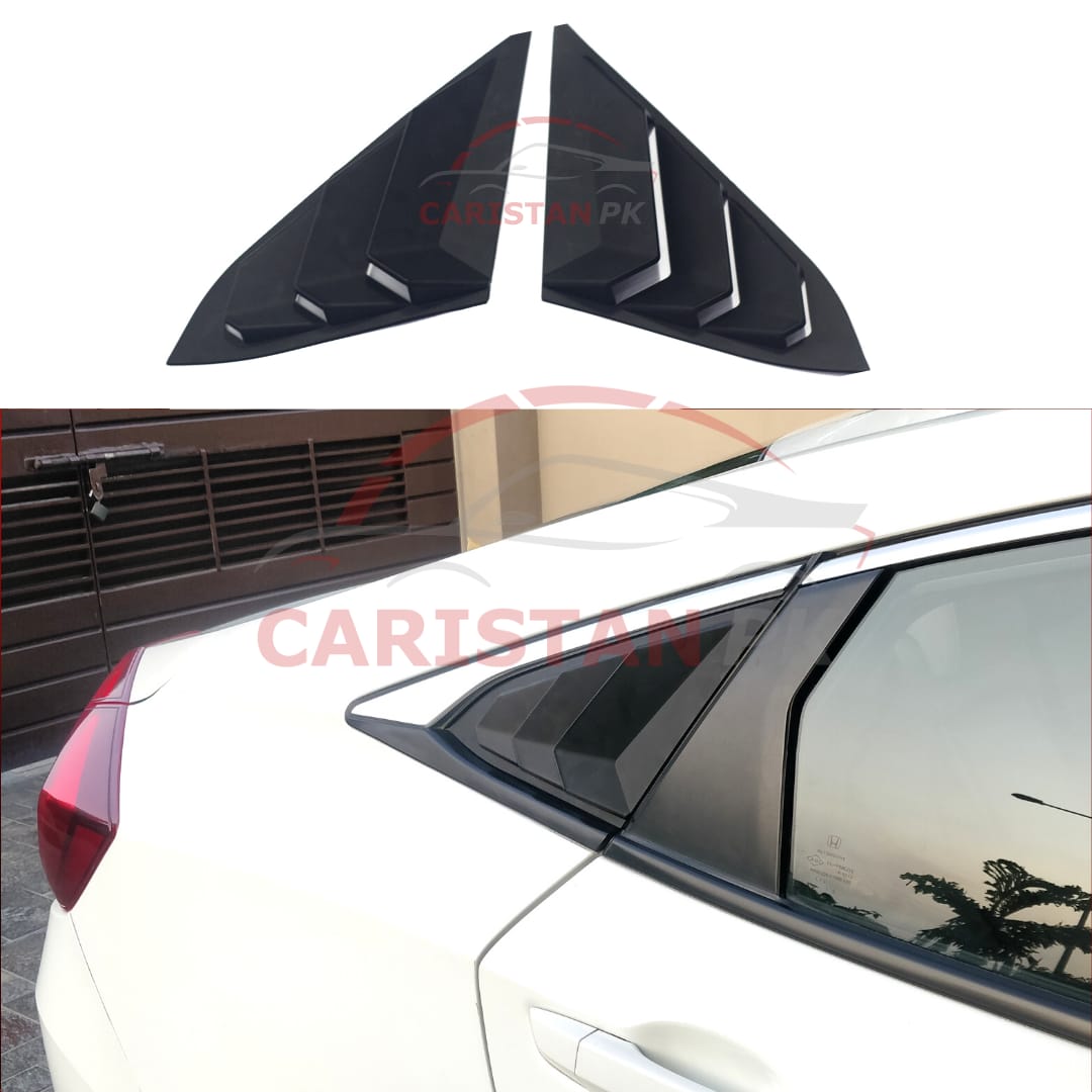 Honda Civic Window Quarter Glass Evo Cover Vent Set 2016-21