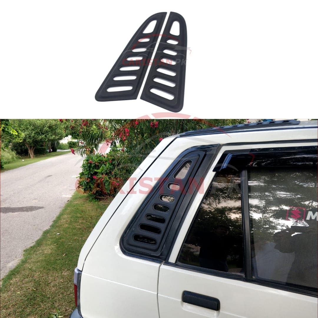 Suzuki Mehran Window Quarter Glass Evo Louver Cover Vents Set