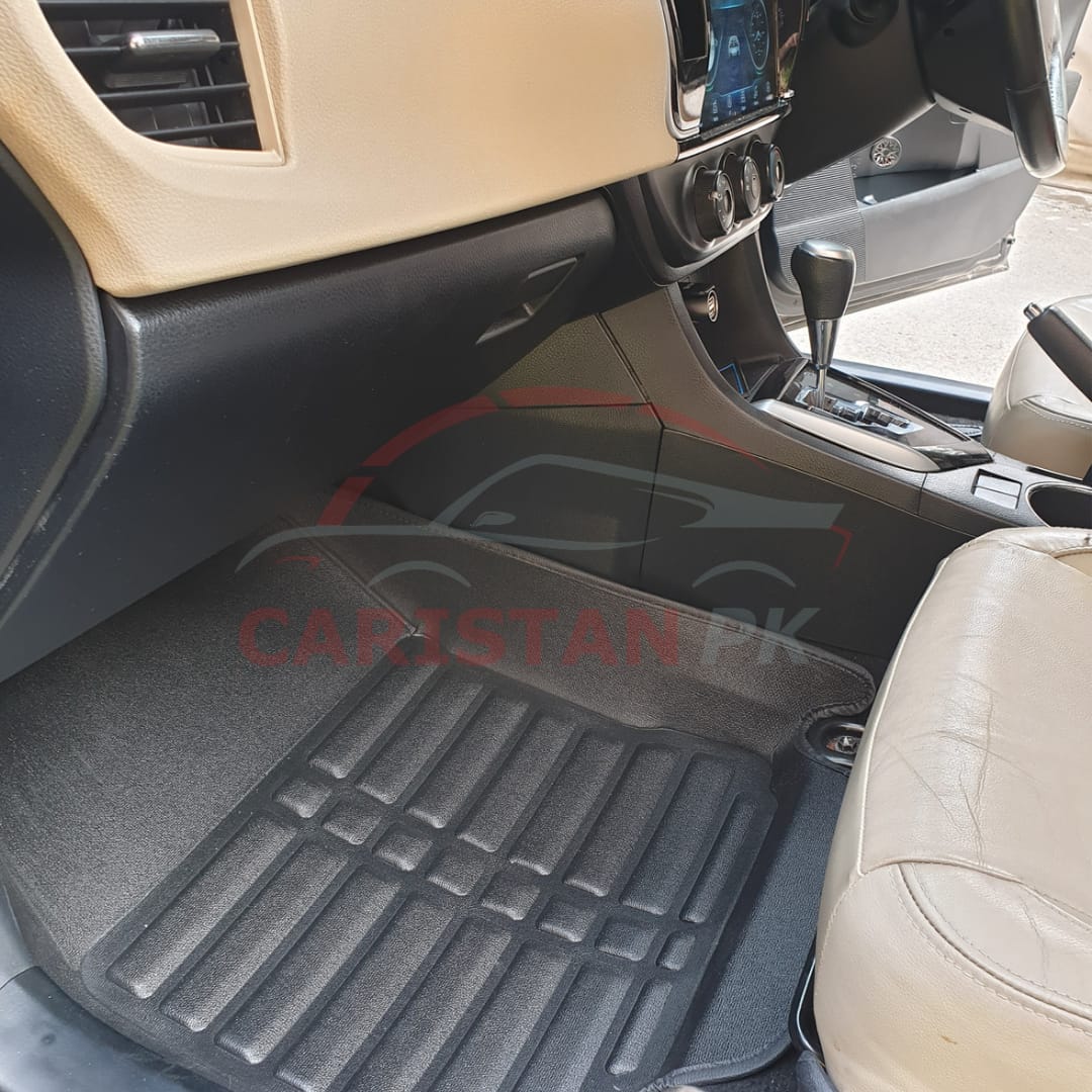 Toyota Corolla 5D Floor Mats Black 2014-23