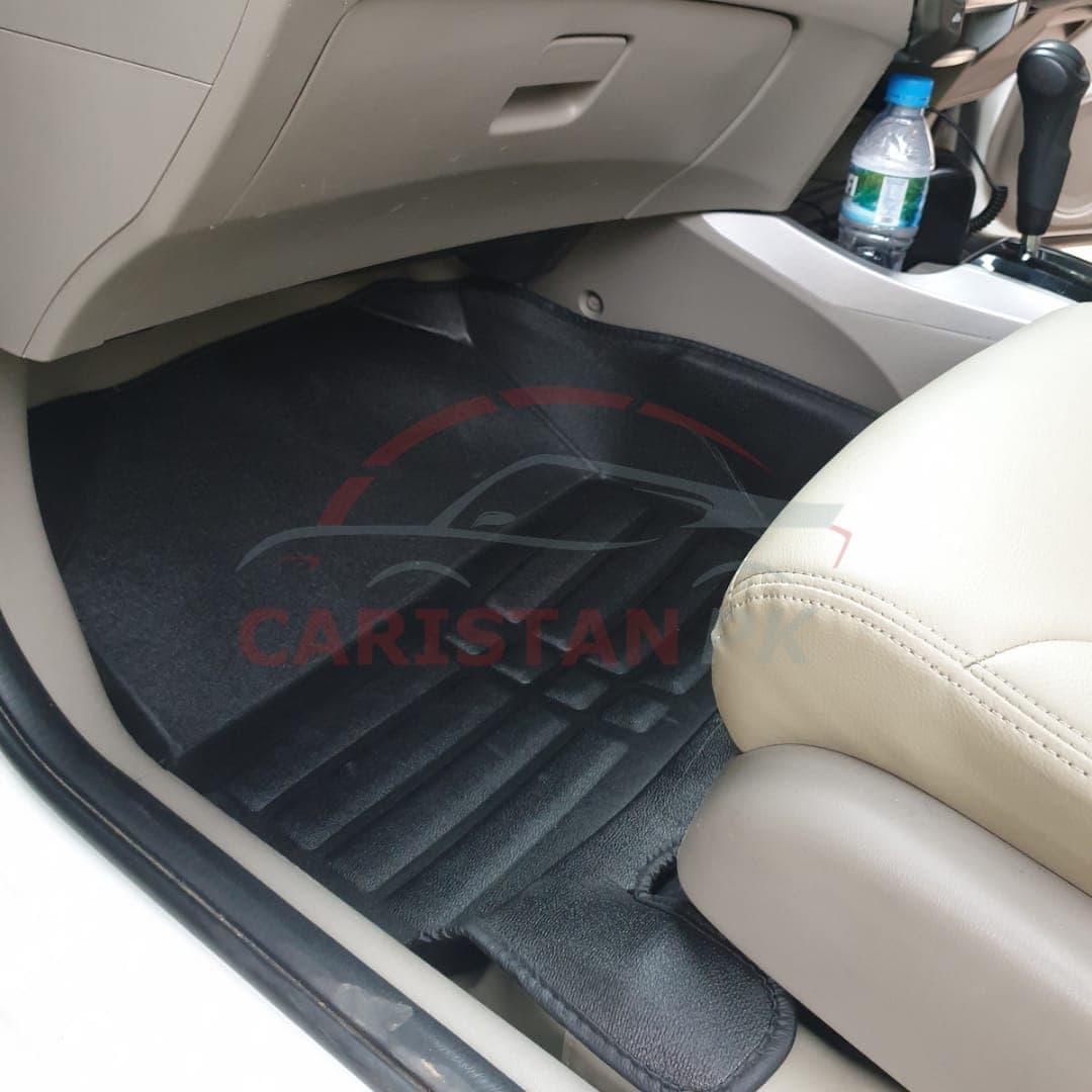 Honda City 5D Floor Mats Black 2009-21