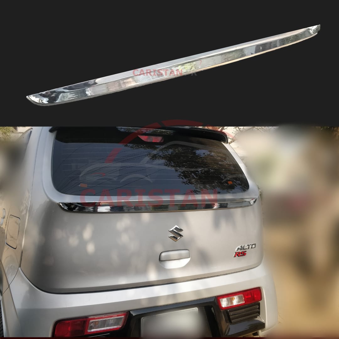 Suzuki Alto RS Style Trunk Chrome Garnish 2017-23