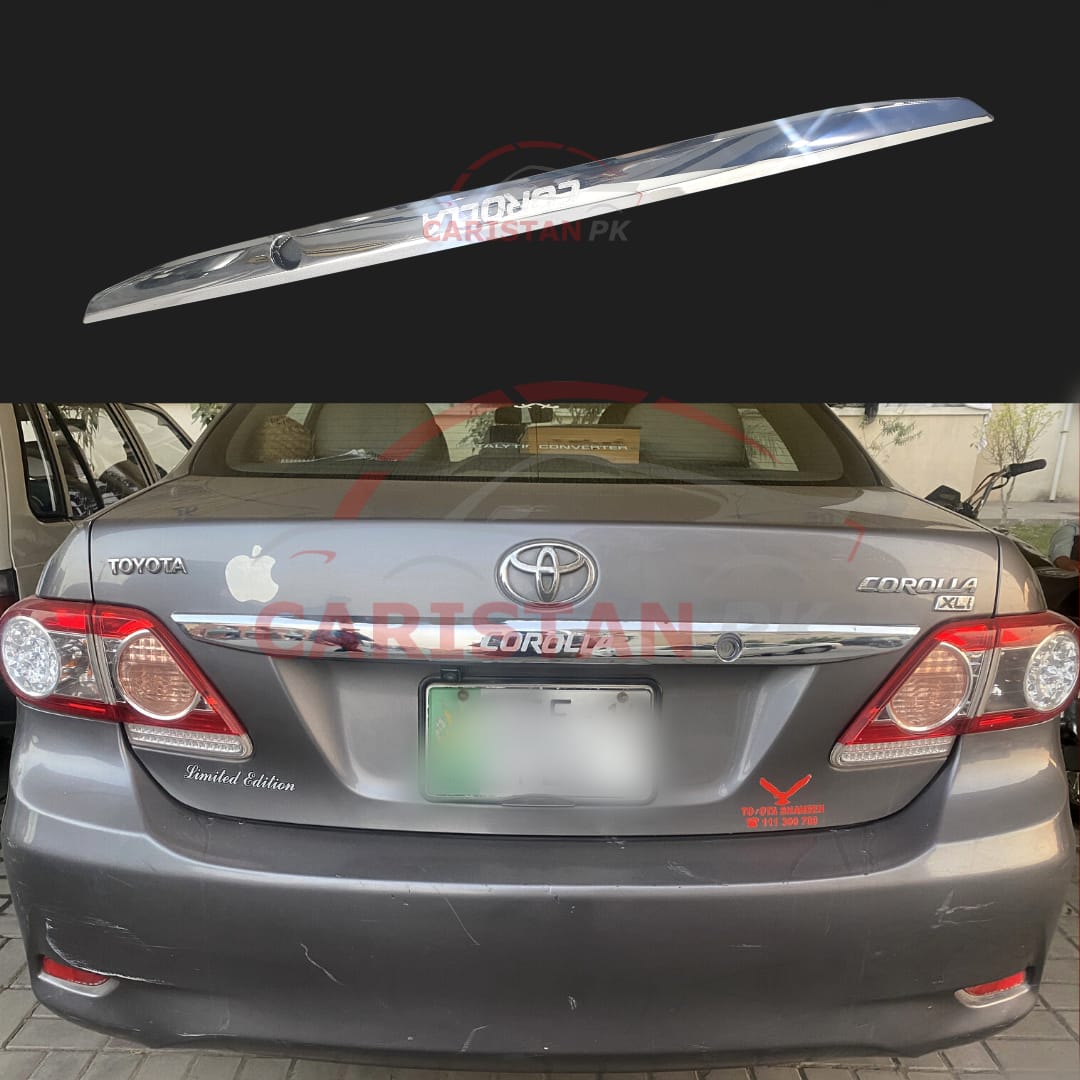 Toyota Corolla Trunk Chrome Garnish 2011-13