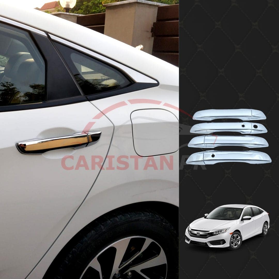 Honda Civic Chrome Door Handle Covers 2016-21