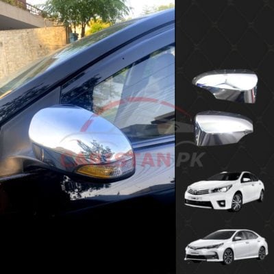 .Toyota Corolla Chrome Side Mirror Cover 2014-22