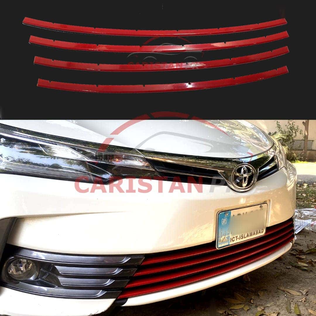 Toyota Corolla Front Lower Grille Red Trim 2017-21