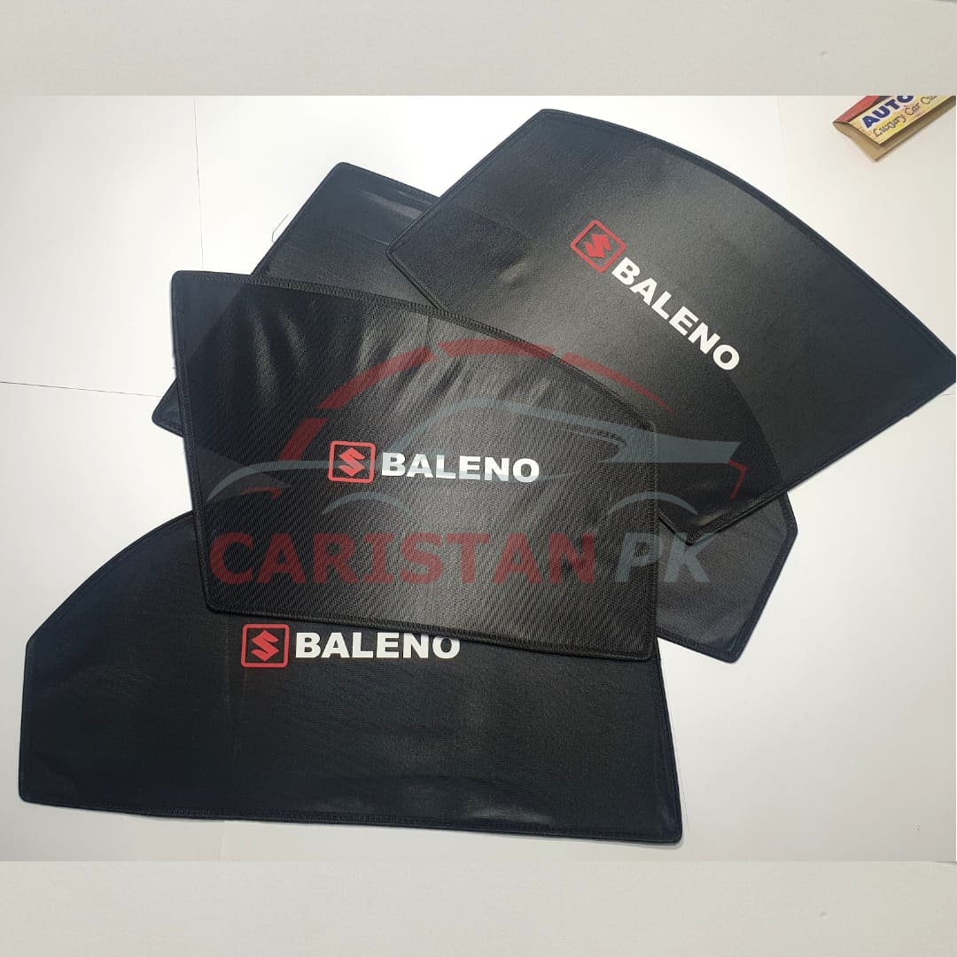 Suzuki Baleno Sunshades With Logo