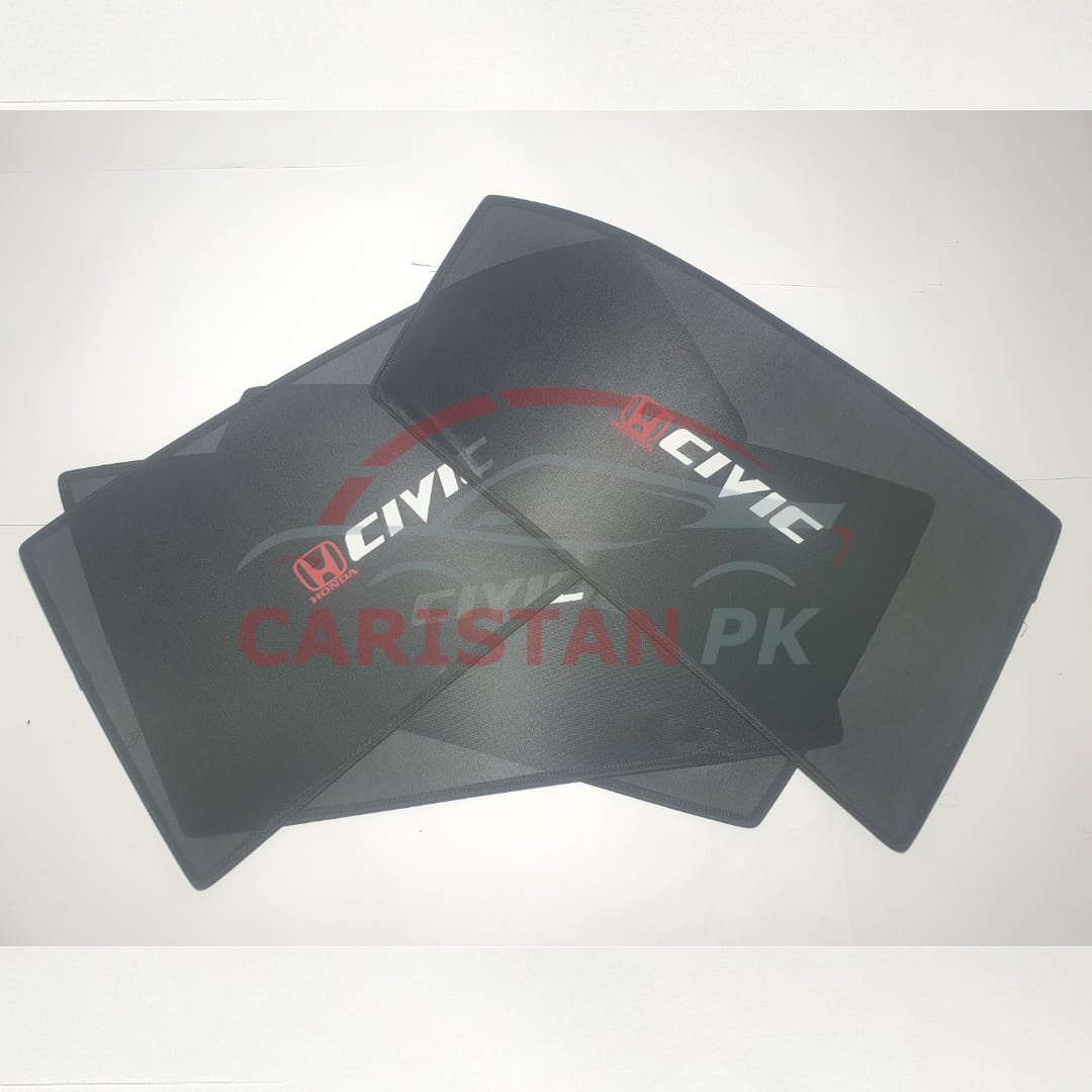 Honda Civic Reborn Sunshades With Logo