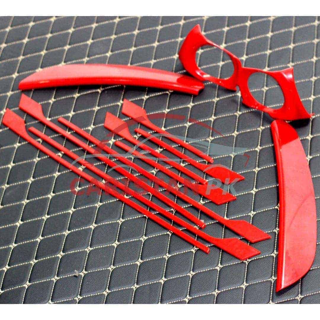 Toyota Corolla Fog Lamp Trims Red 2017-21