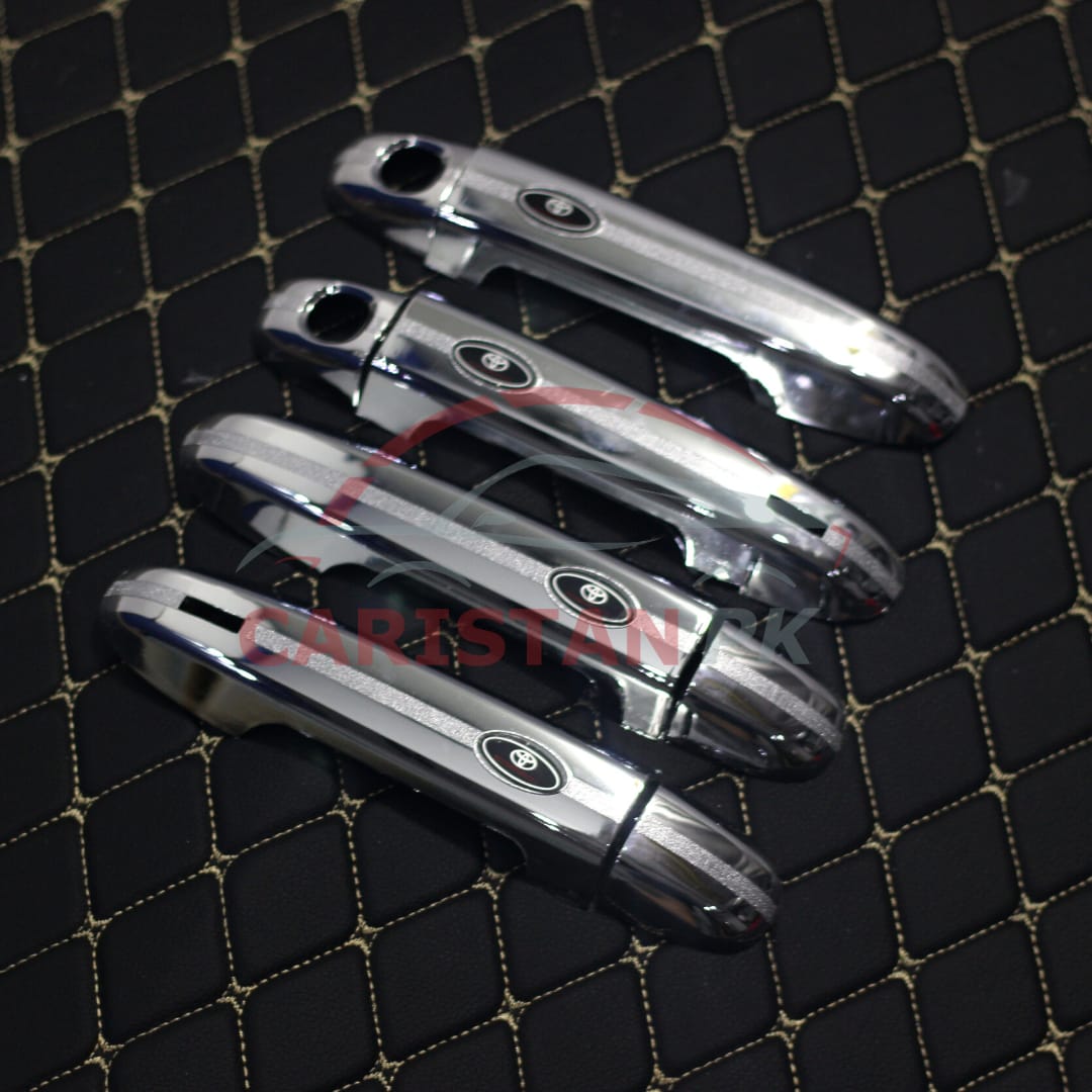 Toyota Vitz Chrome Door Handle Covers 2011-16