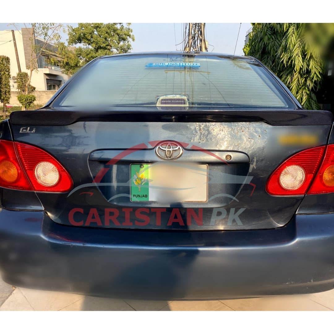 Unpainted Toyota Corolla Slim Spoiler 2002-08