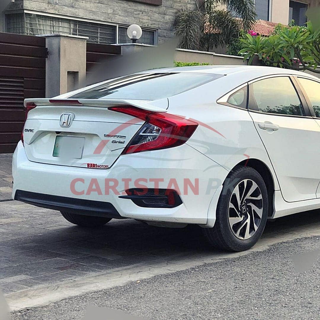 Unpainted Honda Civic Back LED RS Spoiler 2016-21