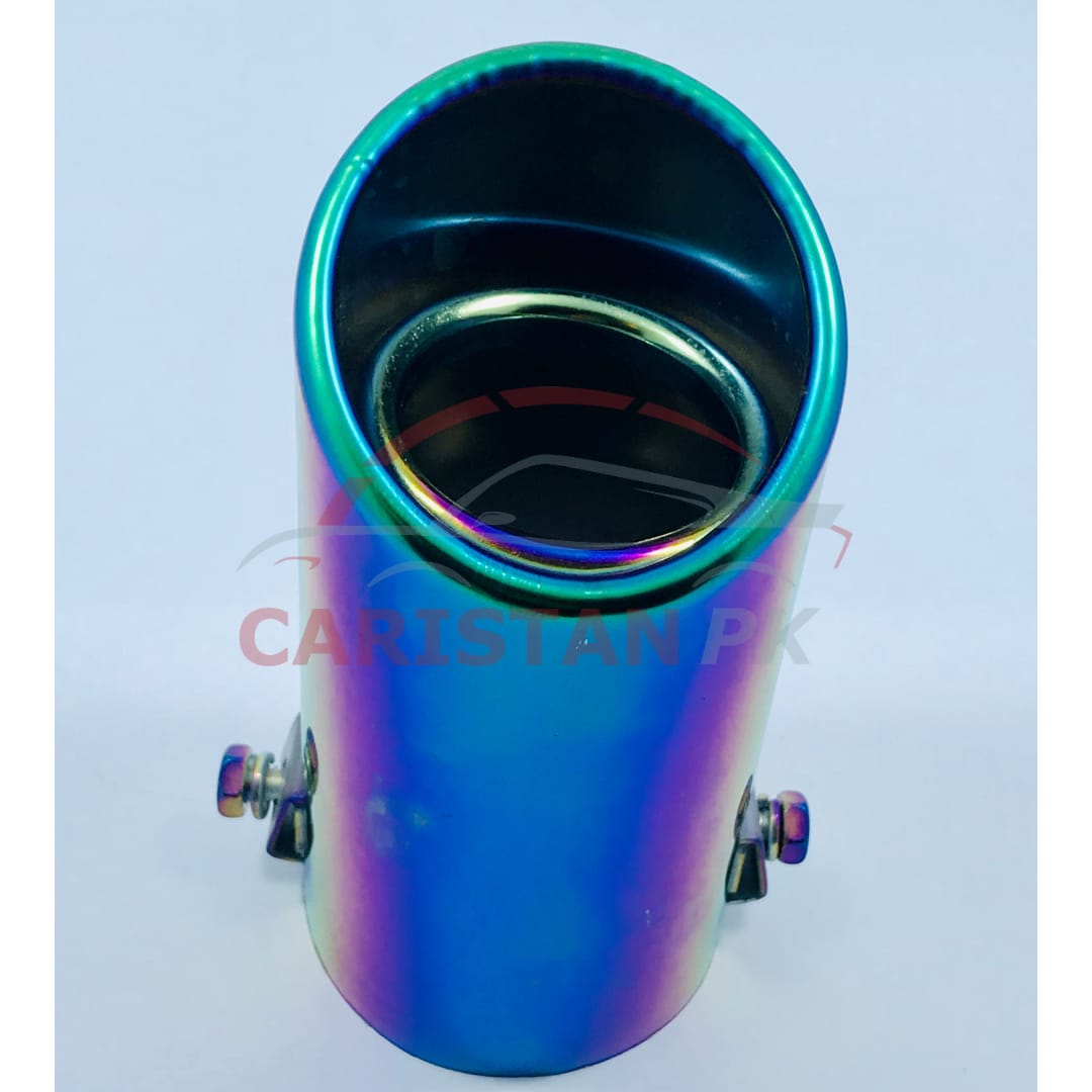 Burnt Silencer Exhaust Muffler Tip Design C