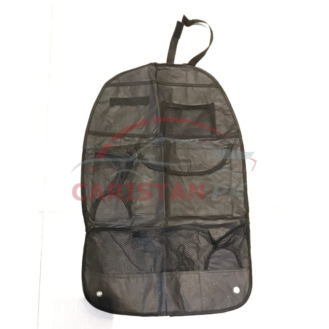 Car Back Seat Organizer Black