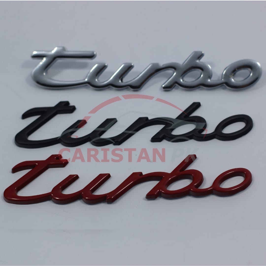 Turbo Car Emblem Red