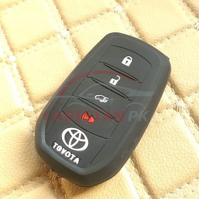 Toyota Fortuner Push Start Silicone PVC Key Cover 2016-22