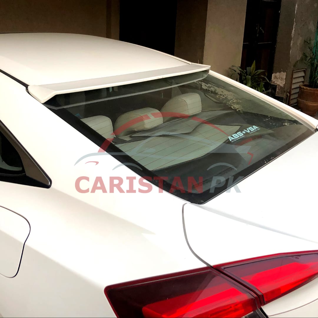 Unpainted Honda Civic ABS Plastic Roof Spoiler 2016-21