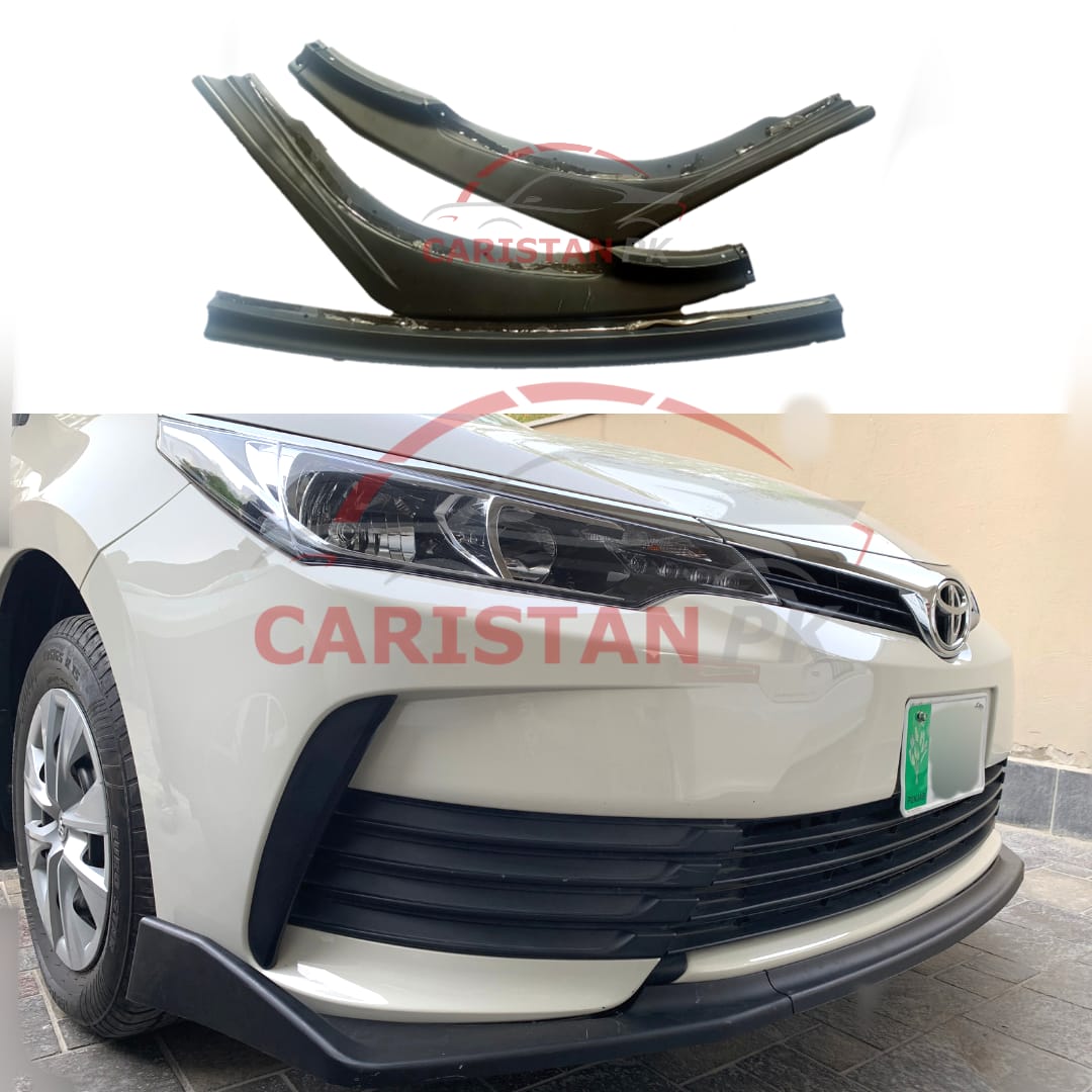 Toyota Corolla Front Bumper Splitter Matt Black 2017-21