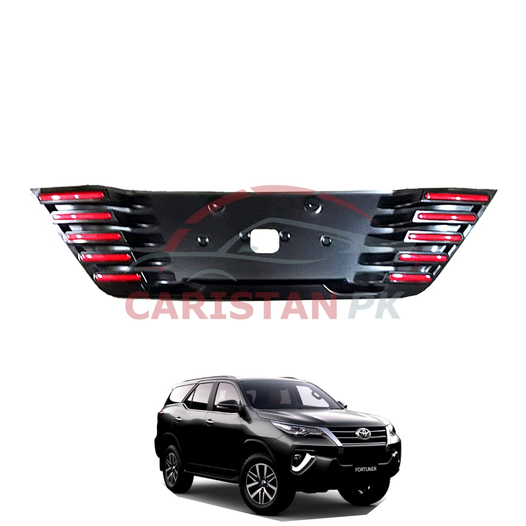 Toyota Fortuner Back Garnish Wings Style Black 2016-22