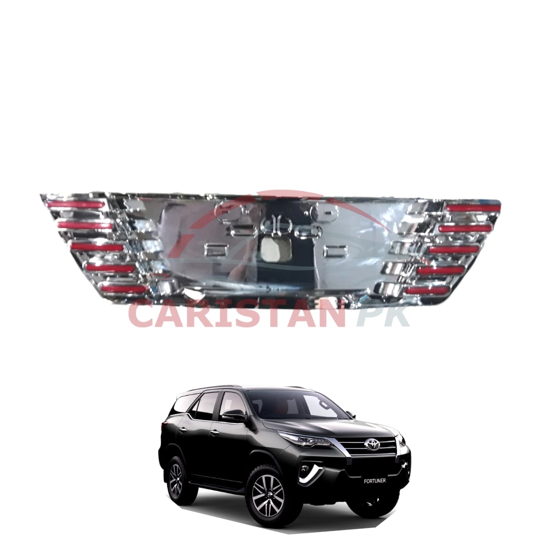 Toyota Fortuner Back Garnish Wings Style Chrome 2016-22