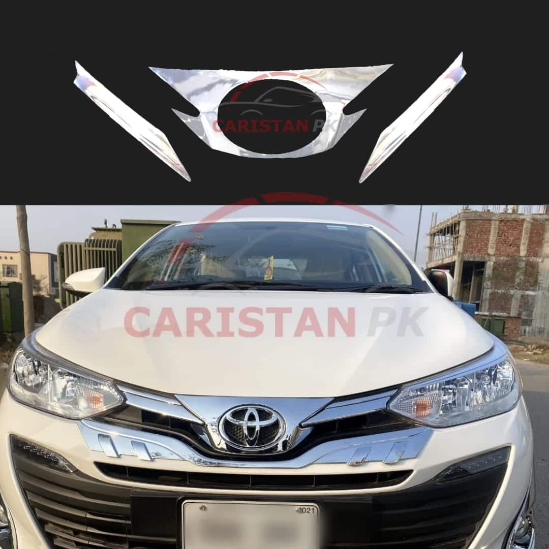 Toyota Yaris Front Grille Middle Chrome Trim