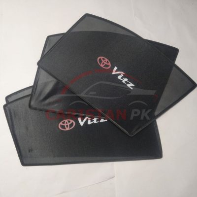 Toyota Vitz Sunshades With Logo 2011-16