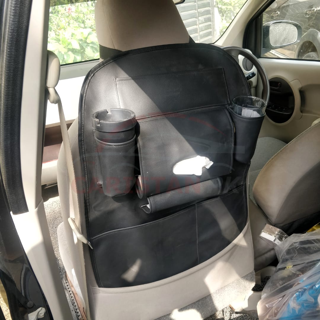 Car Back Seat Organizer Black Premium Quality