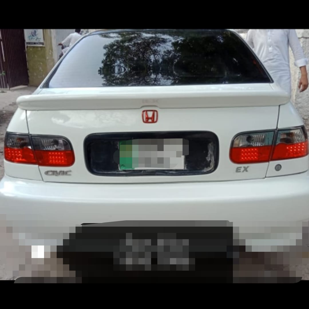 Unpainted Honda Civic Dolphin Duck Tail Trunk Spoiler