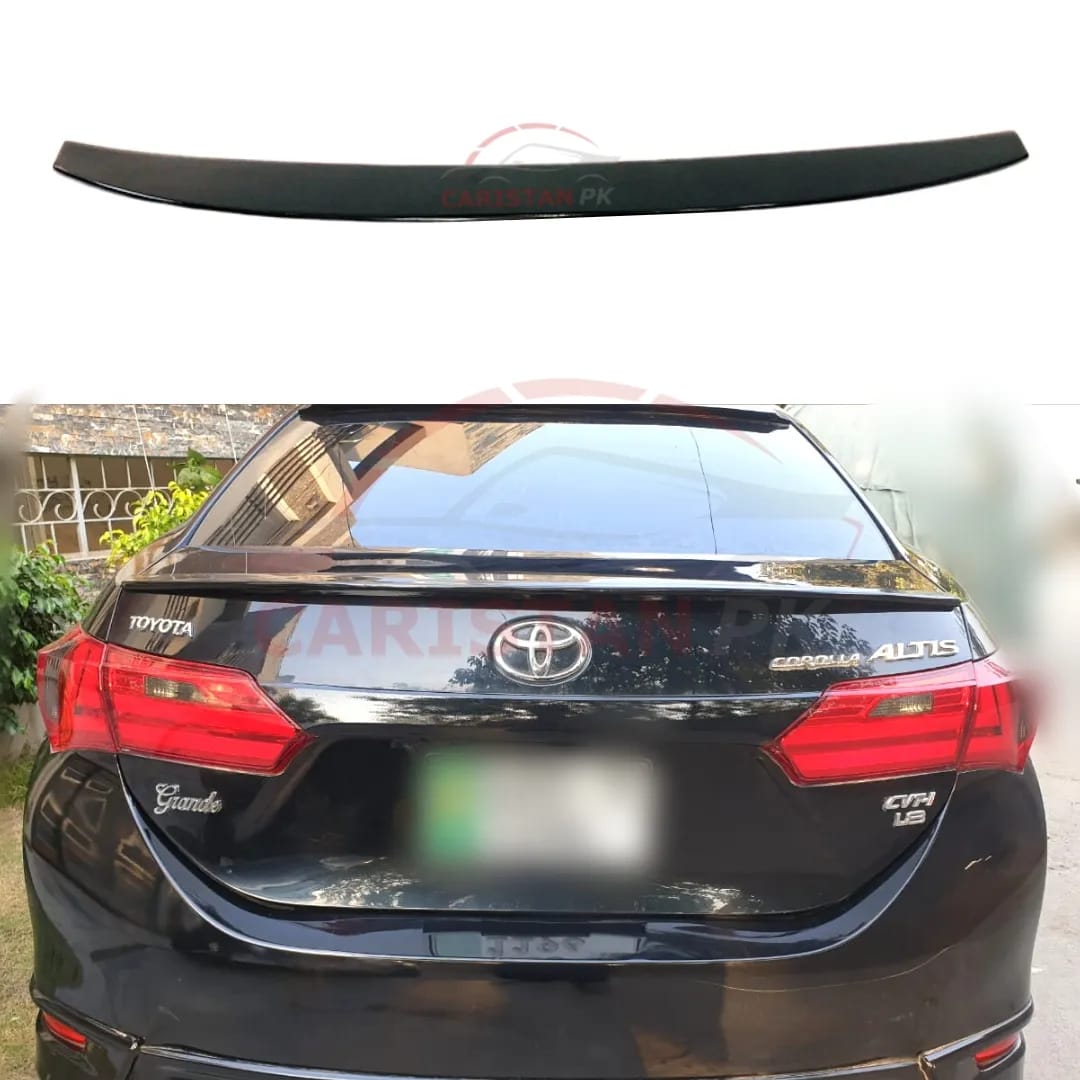 Unpainted Toyota Corolla Trunk Lip Spoiler 2014-23 Model