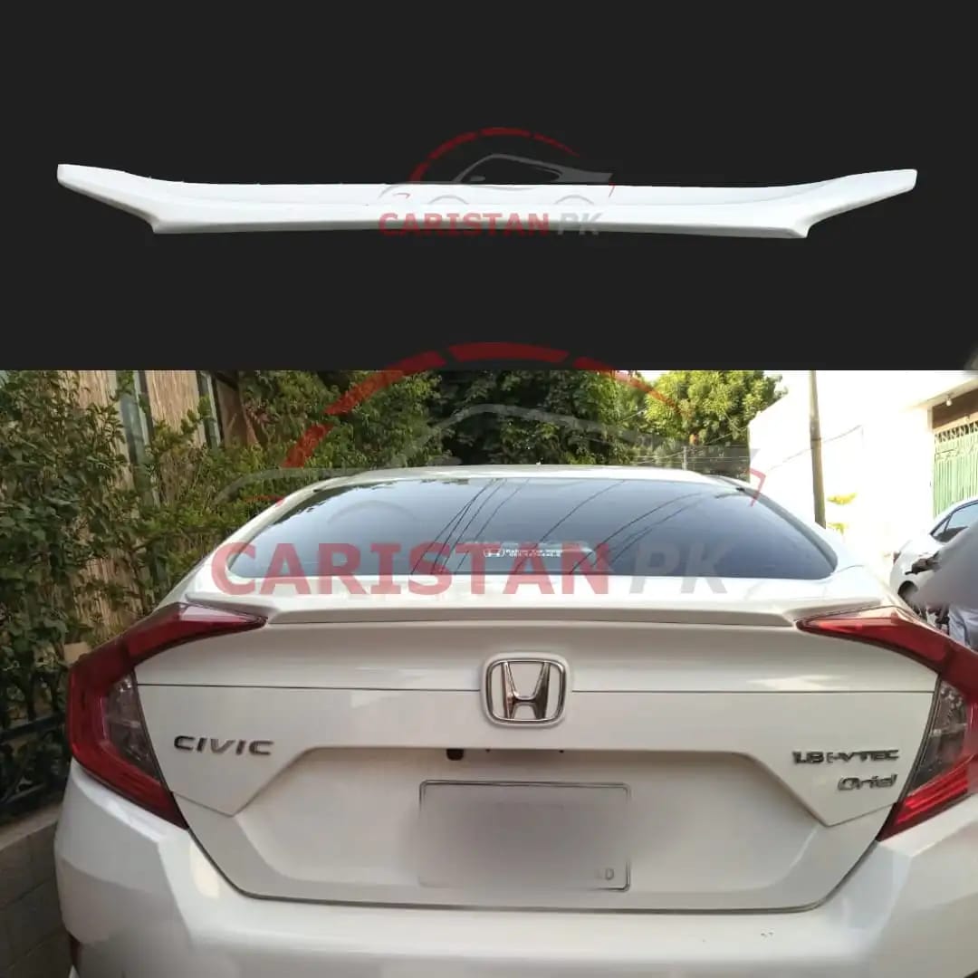 Unpainted Honda Civic Trunk Spoiler 2016-21 Model