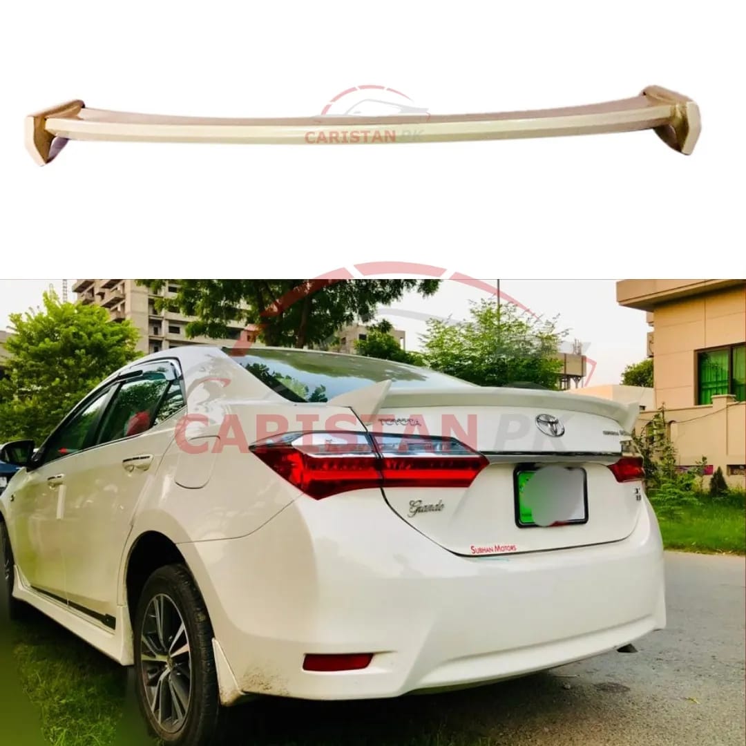 Unpainted Toyota Corolla TRD Trunk Spoiler 2014-22 Model