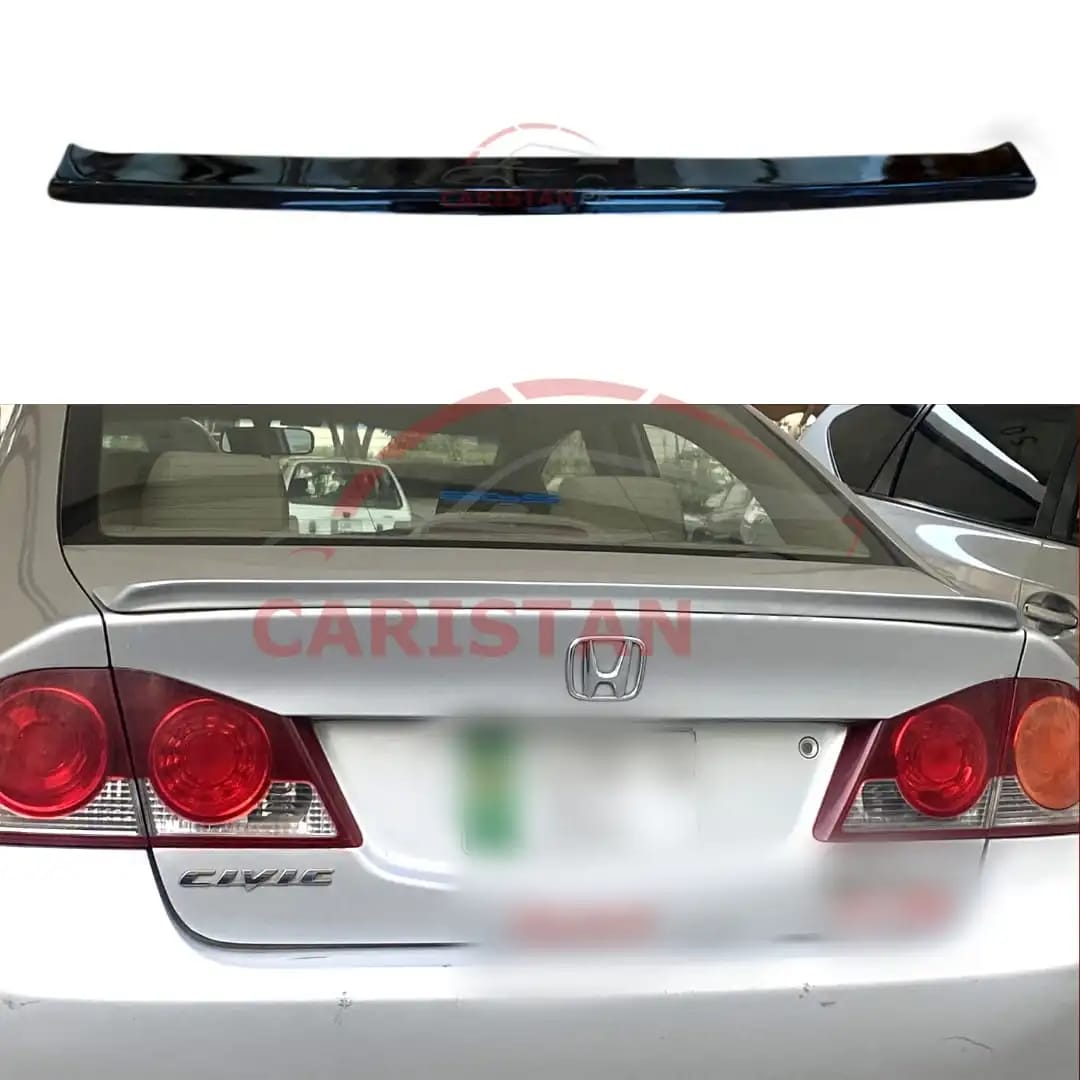 Unpainted Honda Civic Reborn Trunk Lip Spoiler