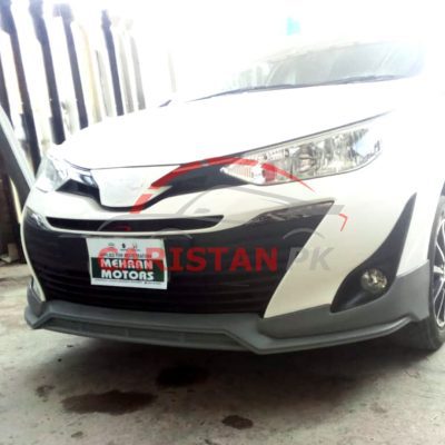 Unpainted Toyota Yaris Body Kit Fiber Glass 4 Piece