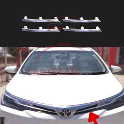 Toyota Corolla Grill Chrome Trims 2017-21