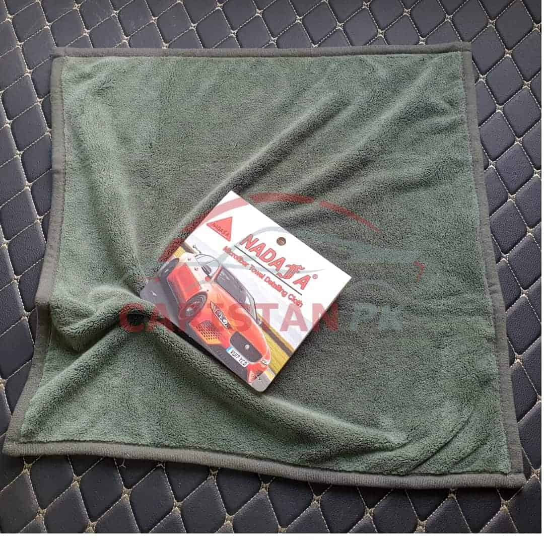 Nadafa Premium Microfiber Car Detailing Cloth Green
