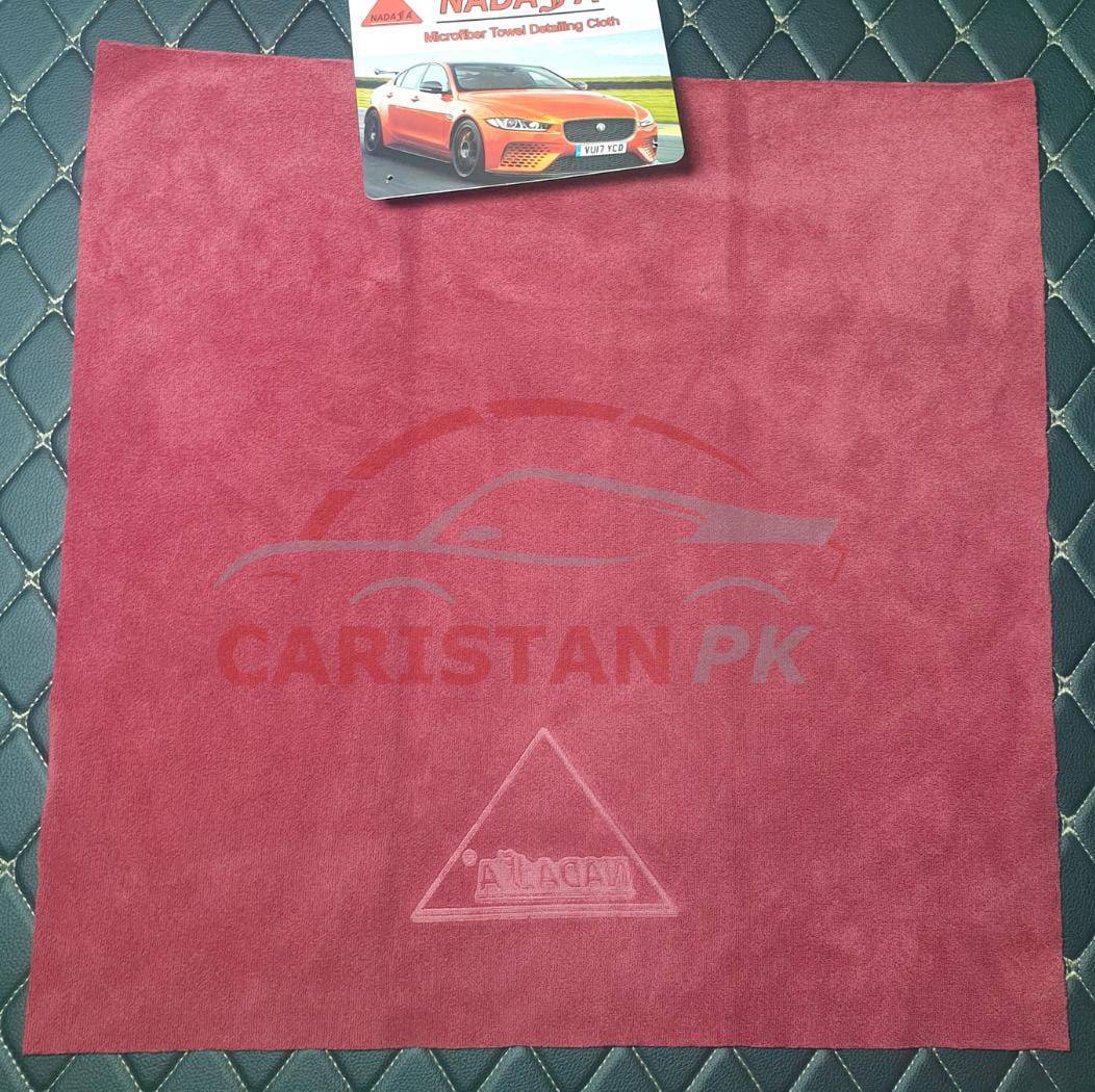 Nadafa Edgeless Microfiber Car Detailing Cloth Red